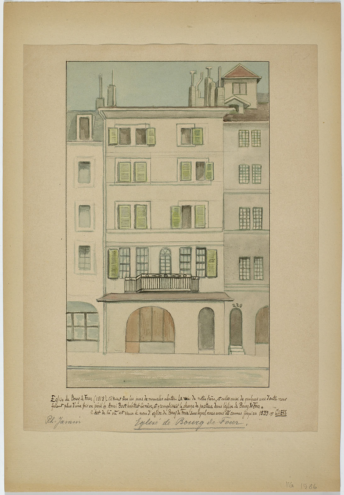 Place du Bourg-de-Four 14