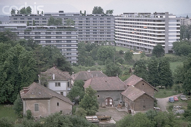 Farm and Apartment Buildings in Geneva