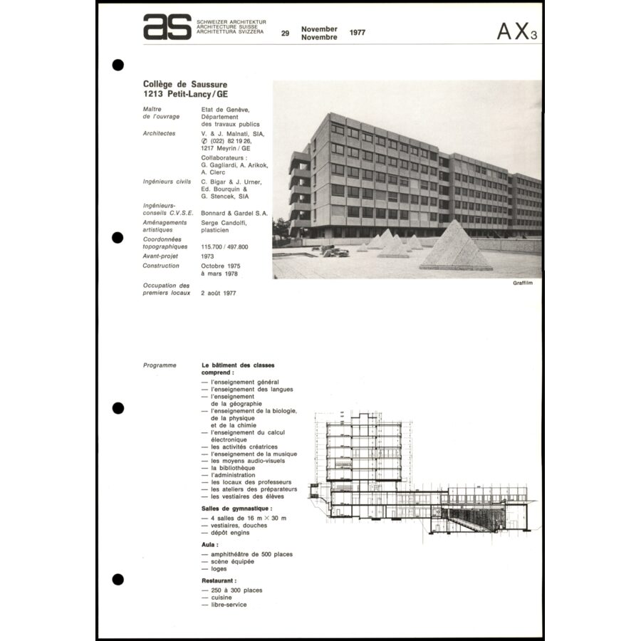 Collège de Saussure