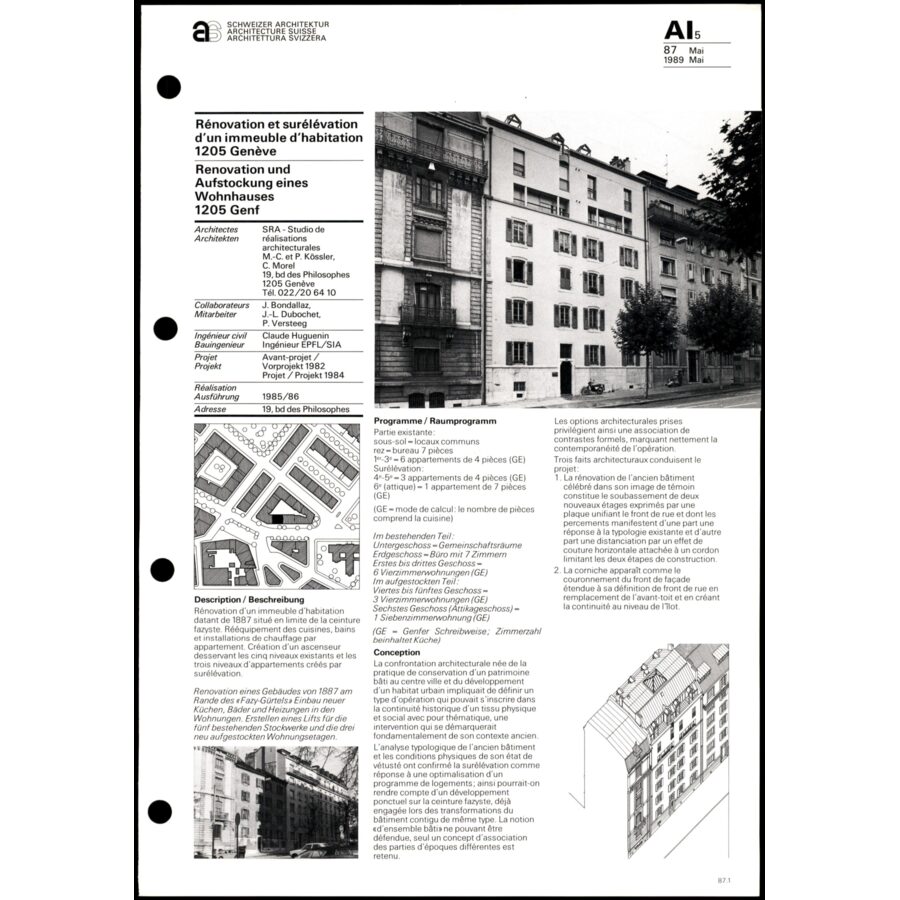 Boulevard des Philosophes 19