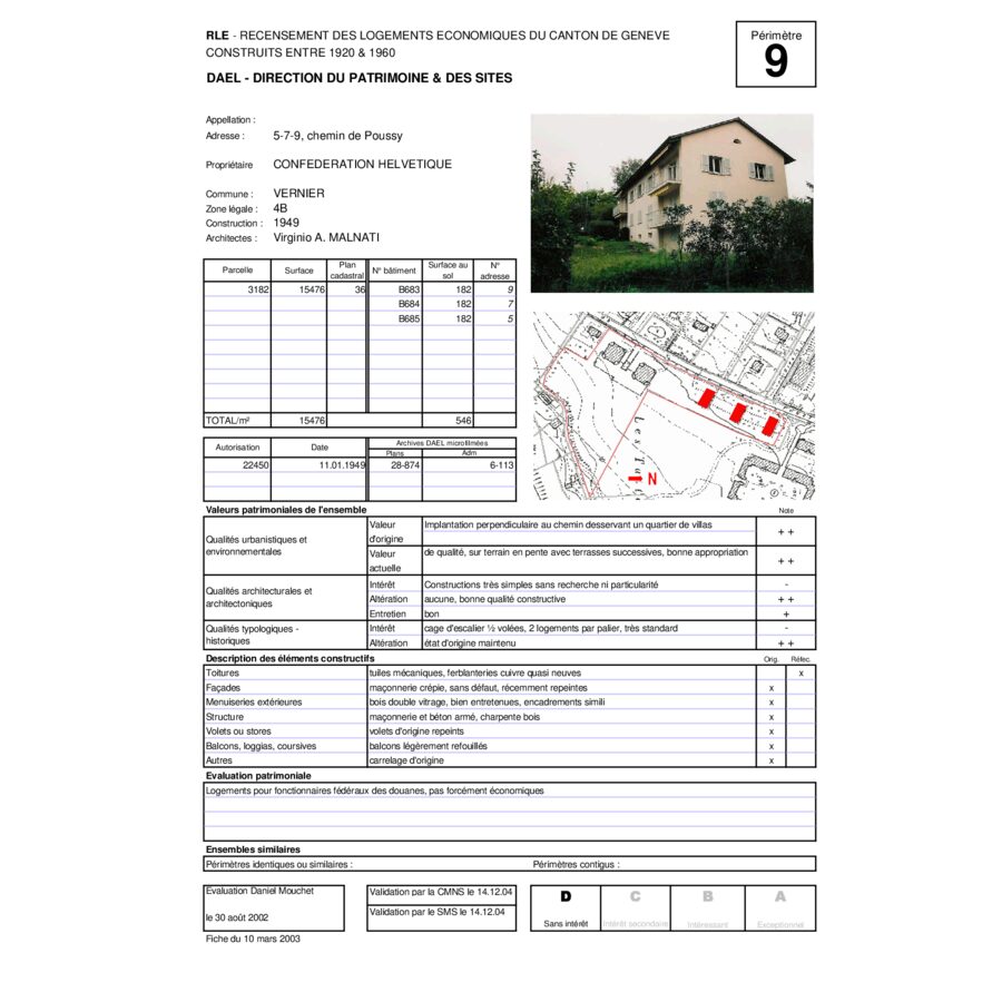 Chemin de Poussy 5-9