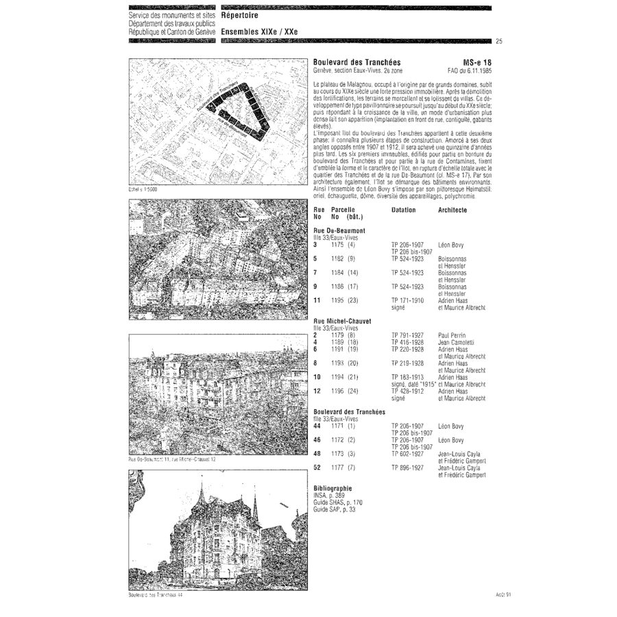 Boulevard des Tranchées 44-46