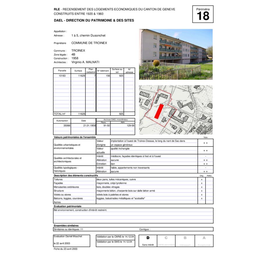Chemin Emile-DUSONCHET 1-5