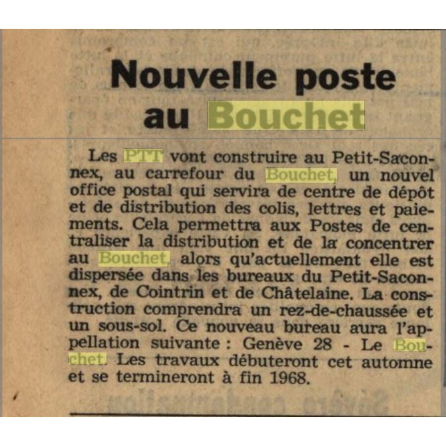 Poste du Bouchet