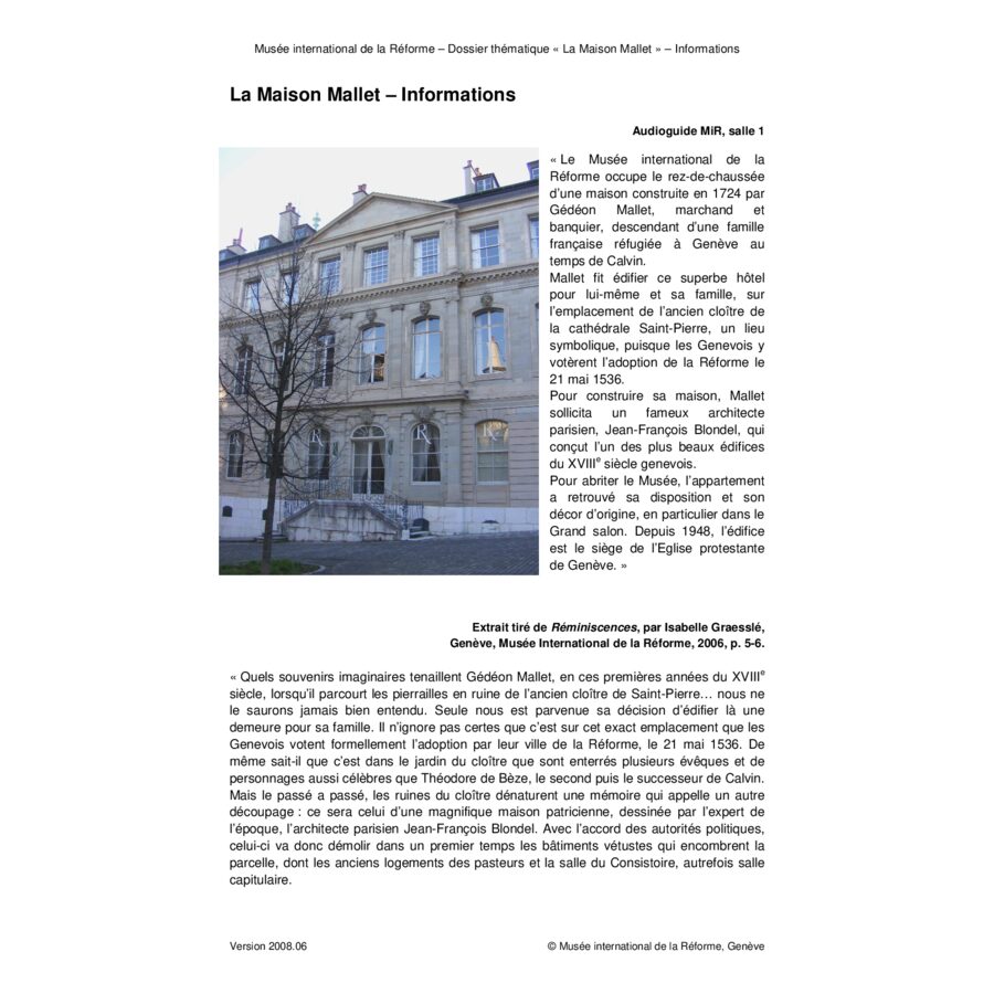 Maison Mallet