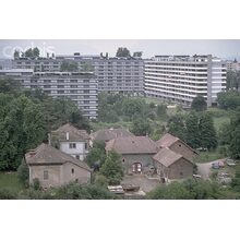 Farm and Apartment Buildings in Geneva