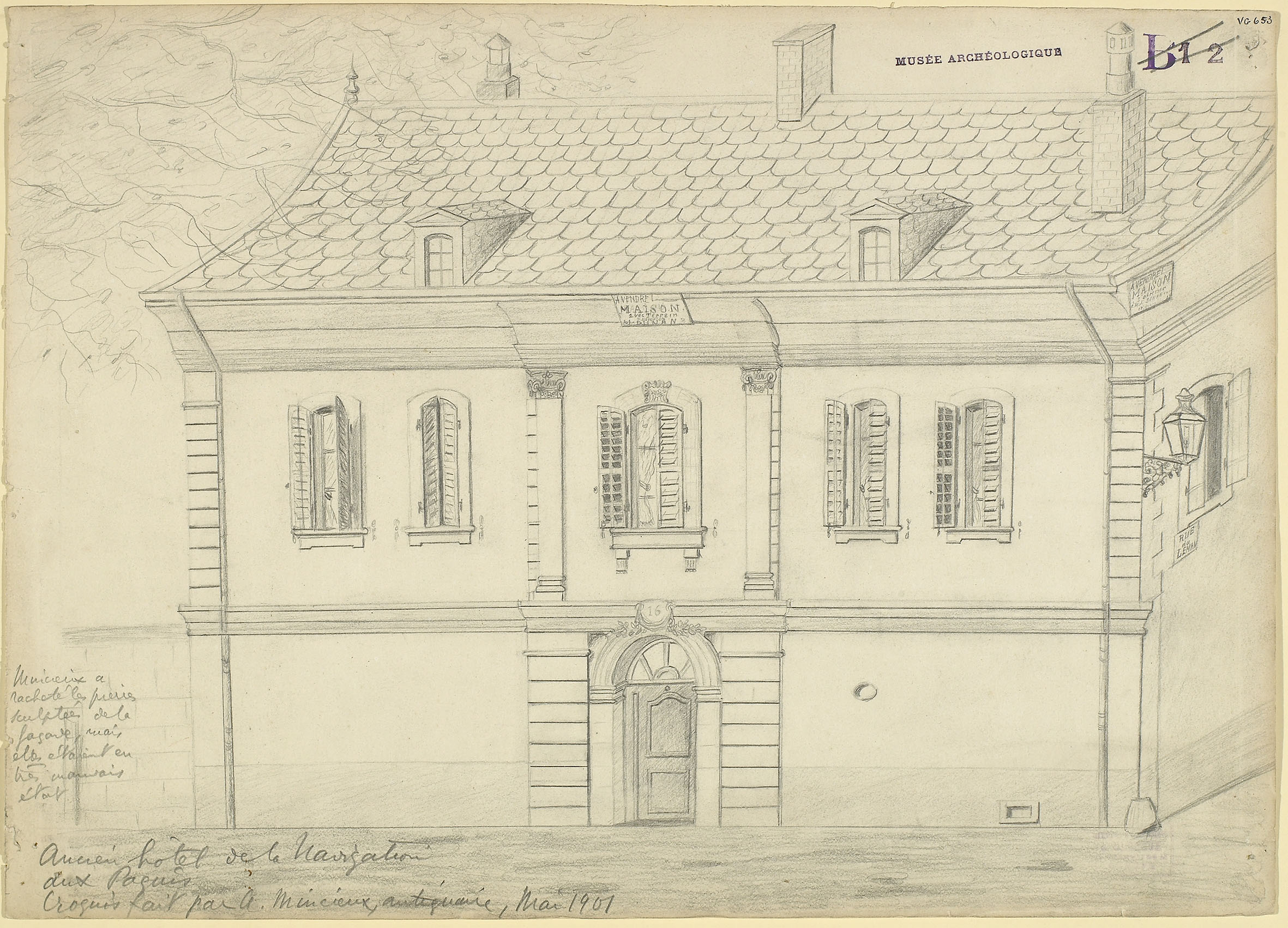 ancien hotel de la navigation rue du léman 1901
